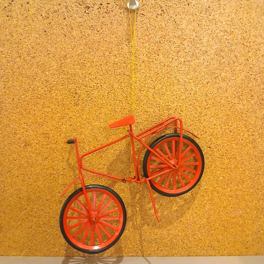HOST PICK!! Vintage Red Bicycle Ornament